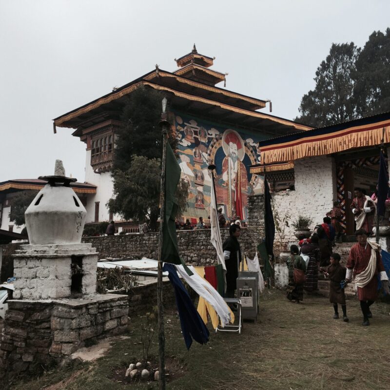 Festival, Talo Monastery, Punakha, Bhutan