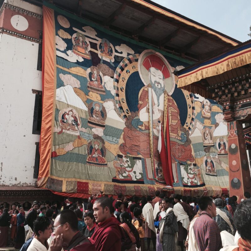 Zhabdrungs Thanka, Talo Festival, Talo Monastery, Punakha, Bhutan